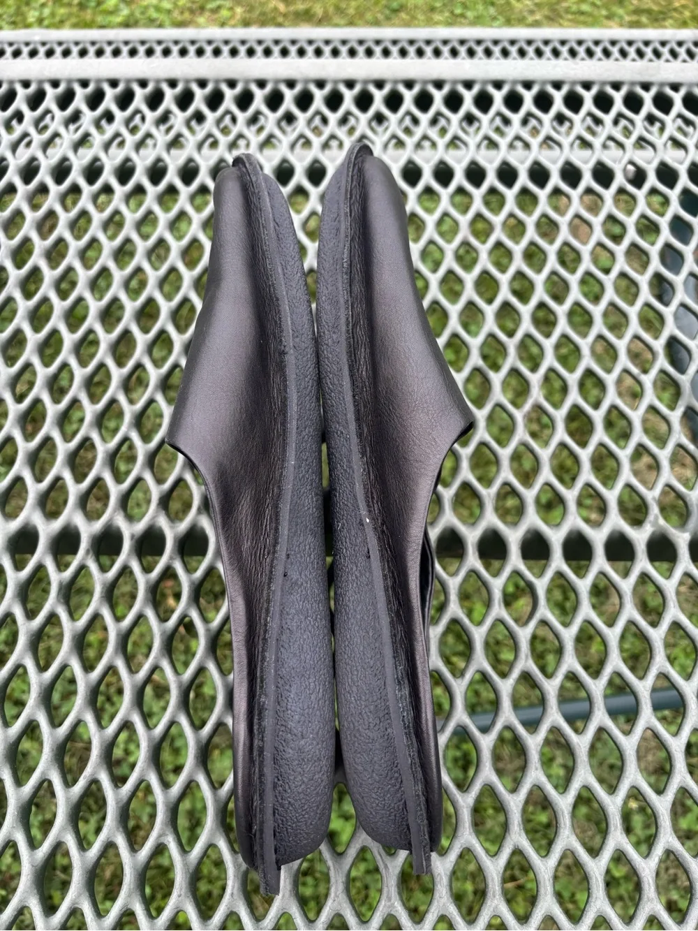 VIBAe Roma Black Slip On Loafer Mule EU Unisex 47 US 14
